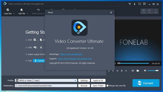 FoneLab Video Converter Ultimate图