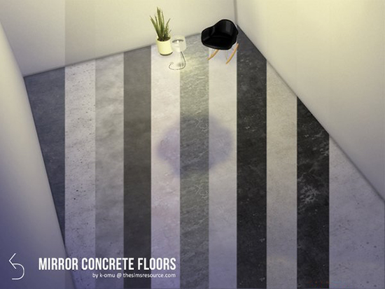 模拟人生4镜面混凝土地板mod