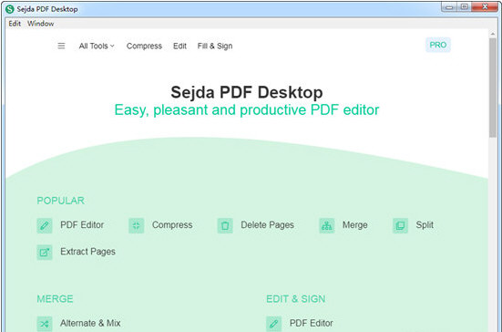 Sejda PDF Desktop Pro截图2