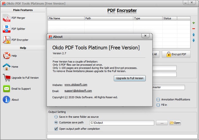 Okdo PDF Tools Platinum图