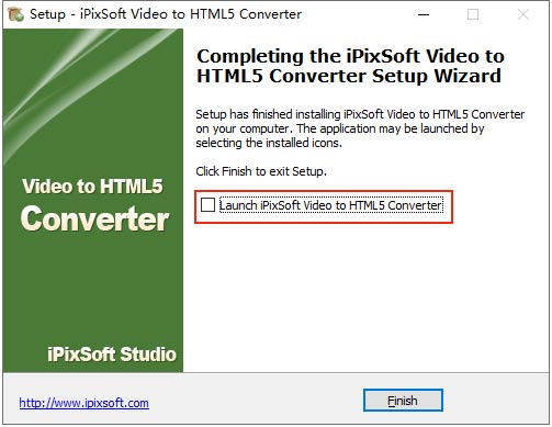 ipixsoft video to html5 converter截图