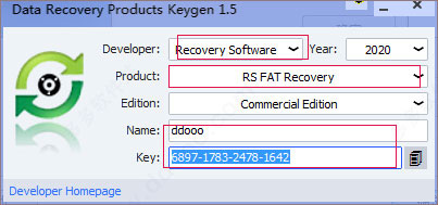 RS FAT Recovery截图