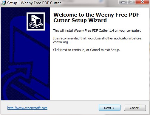 Weeny Free PDF Cutter安装图片