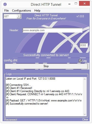 Direct HTTP Tunnel图片2