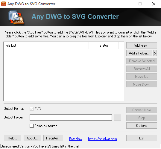 Any DWG to SVG Converter1