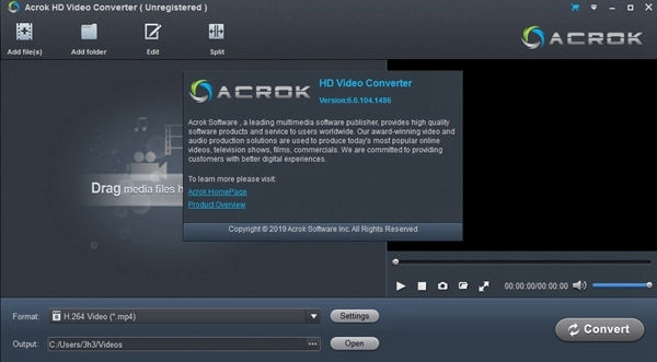 Acrok HD Video Converter软件图片2