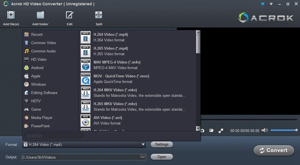Acrok HD Video Converter软件图片3