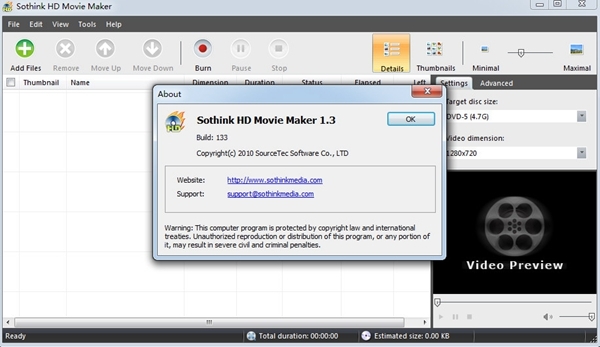 Sothink HD Movie Maker图片2