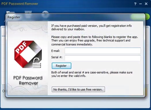 Lighten PDF Password Remover软件图片3
