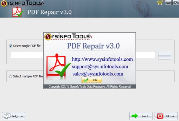SysInfoTools PDF Repair软件图片2