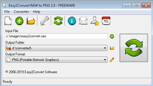 Easy2Convert RAW to PNG图
