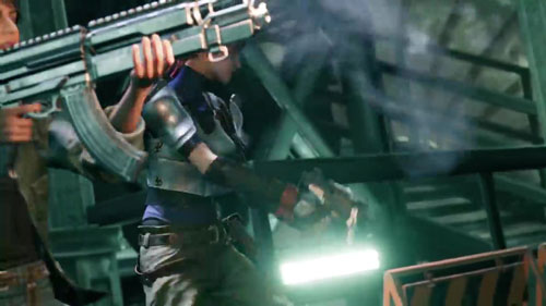 《最终幻想7：重制版》幕后开发视频截图