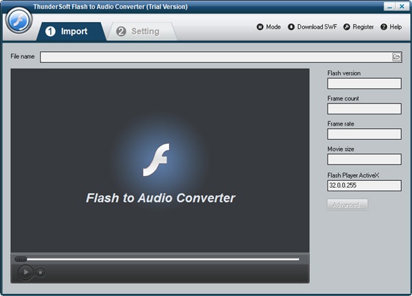 ThunderSoft Flash to Audio Converter图