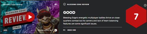《嗜血边缘》IGN评分