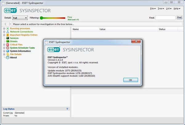 ESET Sysinspector软件图片2