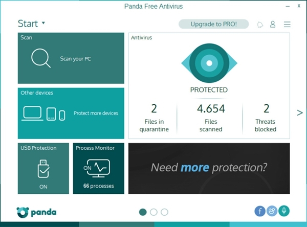 Panda Free Antivirus软件图片3