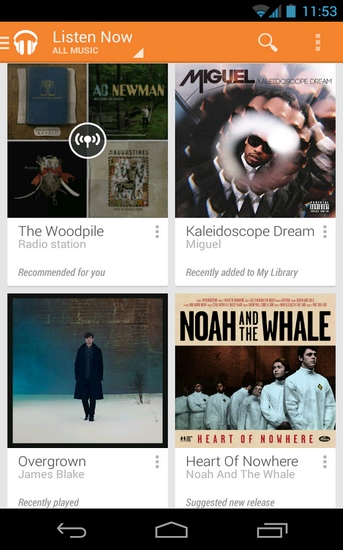 Google Play Music截图3