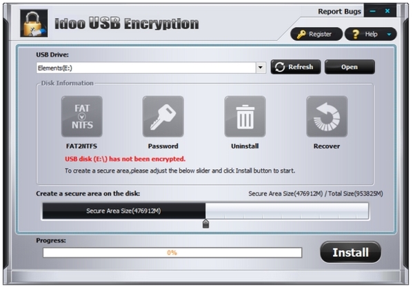 idoo USB Encryption软件图片3