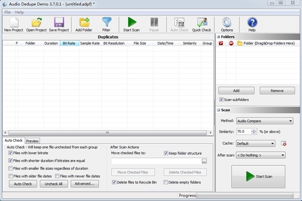 Audio Dedupe软件图片1