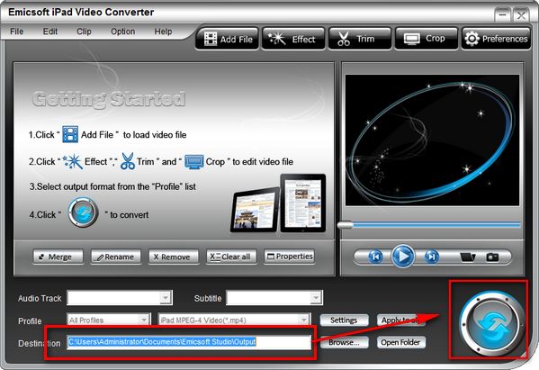 Emicsoft ipad Video Converter软件图片5