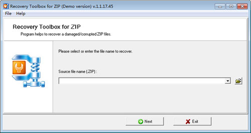 Recovery Toolbox for ZIP截图1