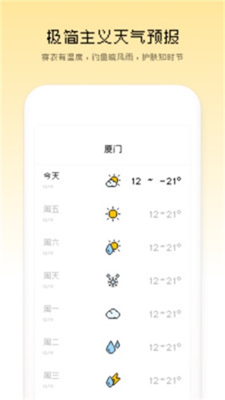 像素天气app截图2