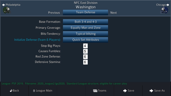 职业策略橄榄球2020截图8