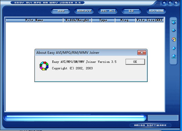 Easy AVI/MPEG/RM/WMV Joiner图