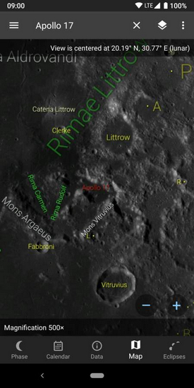 Lunescope Moon Viewer截图2