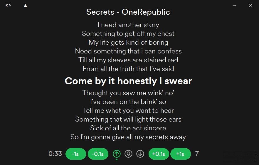 Spotify Lyrics