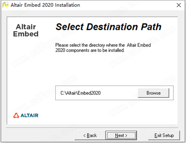 Altair Embed 2020安装方法4