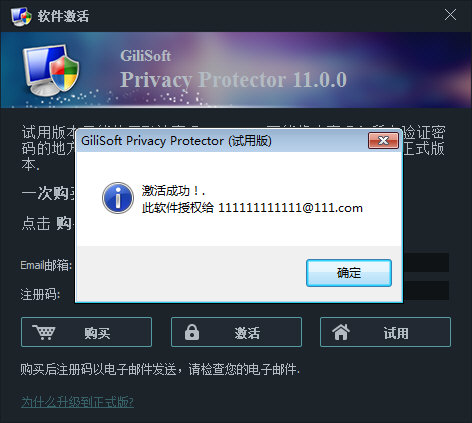 GiliSoft Privacy Protector破解版图