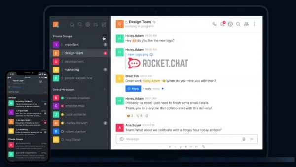 RocketChat截图
