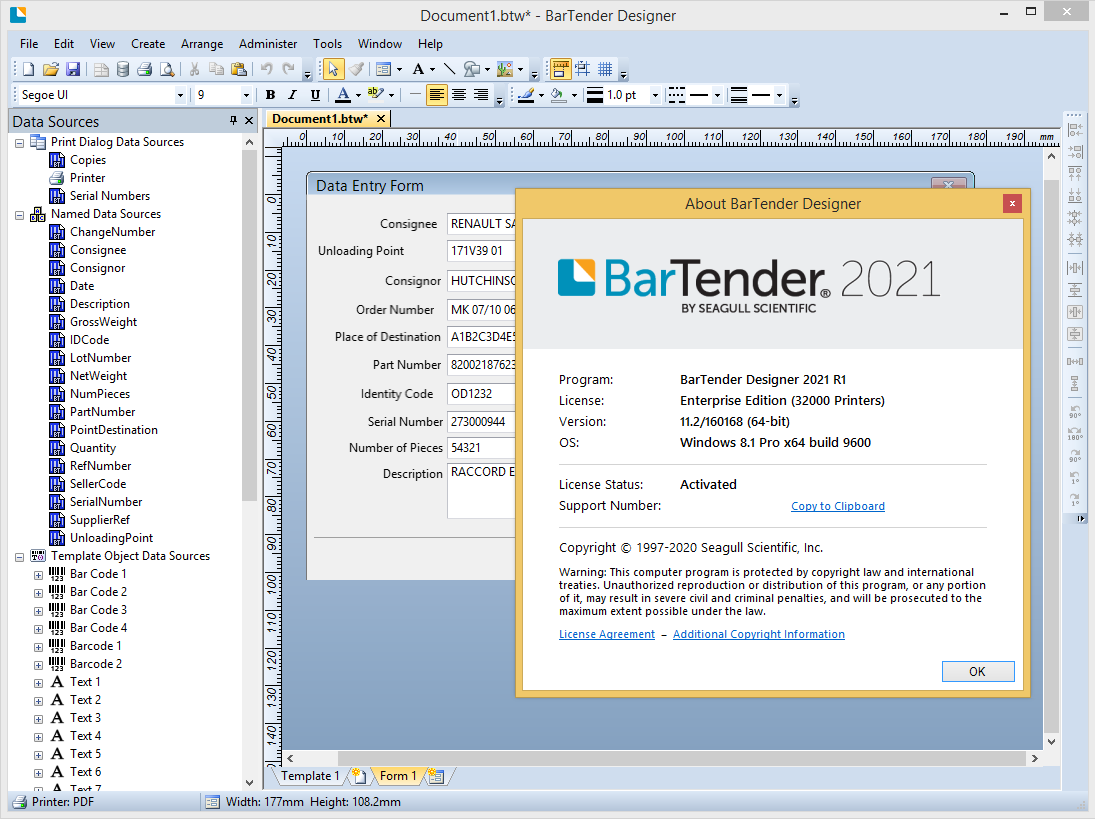  BarTender 2021 Picture 1