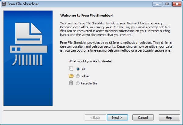 Free File Shredder软件图片1
