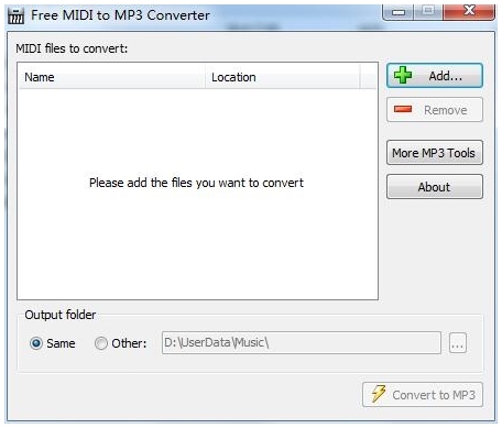 Free MIDI to MP3 Converter图片1