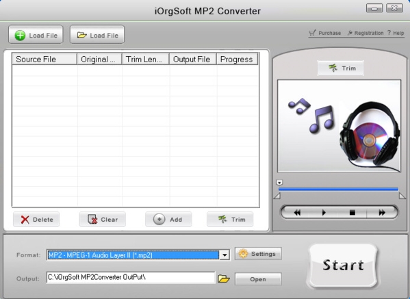 iOrgSoft MP2 Converter图片1