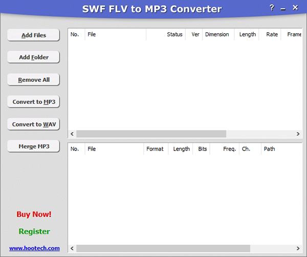 SWF FLV to MP3 Converter图片