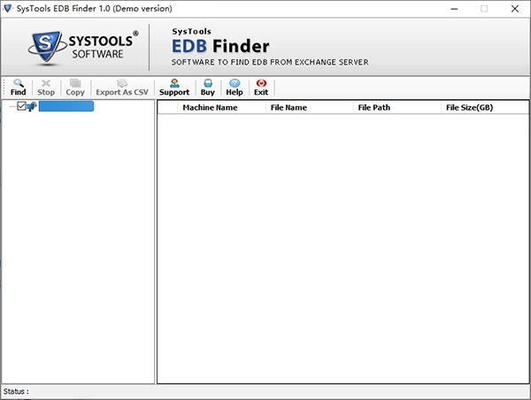 SysTools Exchange EDB Finder图片