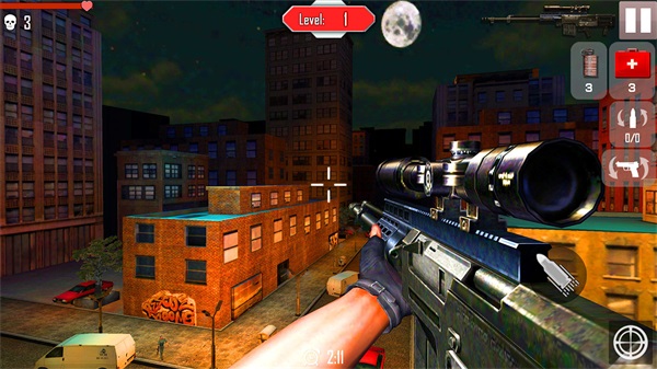 狙击杀手3D现代城市战争2