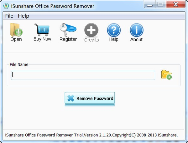 iSunshare Office Password Remover截图