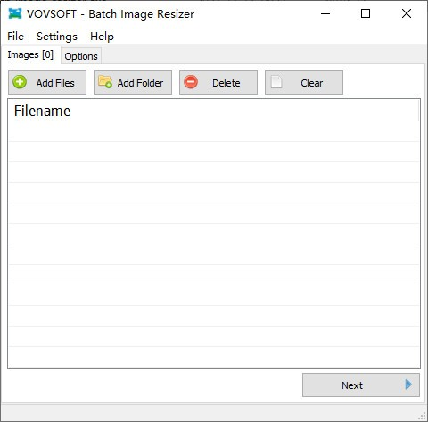 VOVSOFT Batch Image Resizer截图1