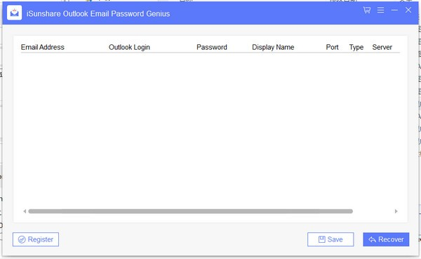 iSunshare Outlook Email Password Genius截图