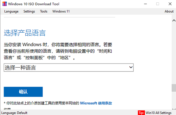 Windows 10 ISO Download Tool图片7