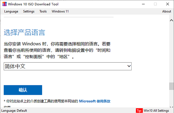 Windows 10 ISO Download Tool图片8