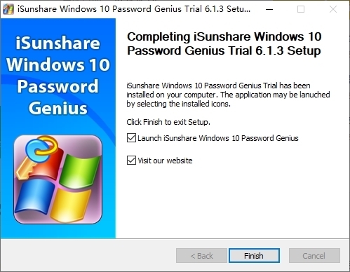 iSunshare Windows 10 Password Genius图片7