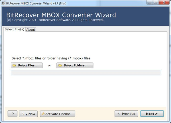 BitRecover MBOX Converter Wizard截图2