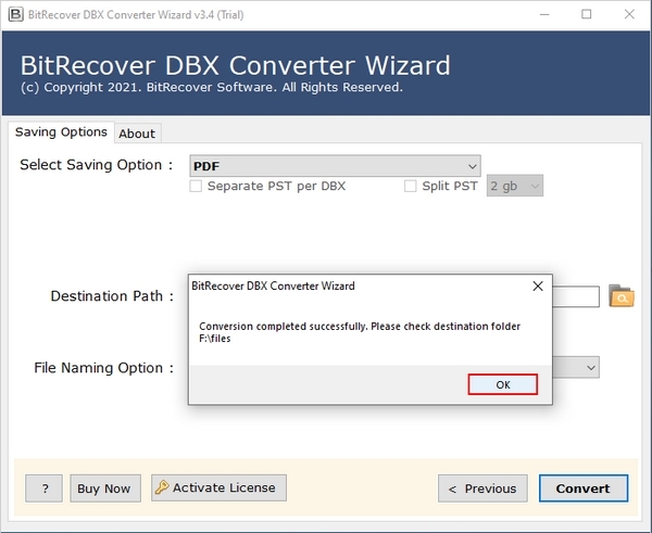 BitRecover DBX Converter Wizard图片15
