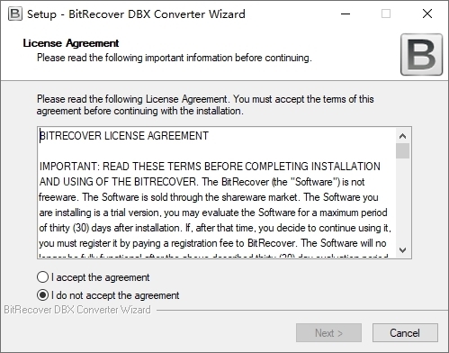 BitRecover DBX Converter Wizard图片3