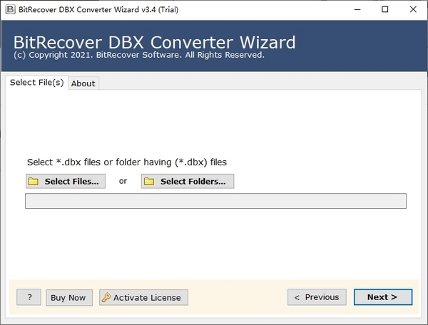 BitRecover DBX Converter Wizard图片2